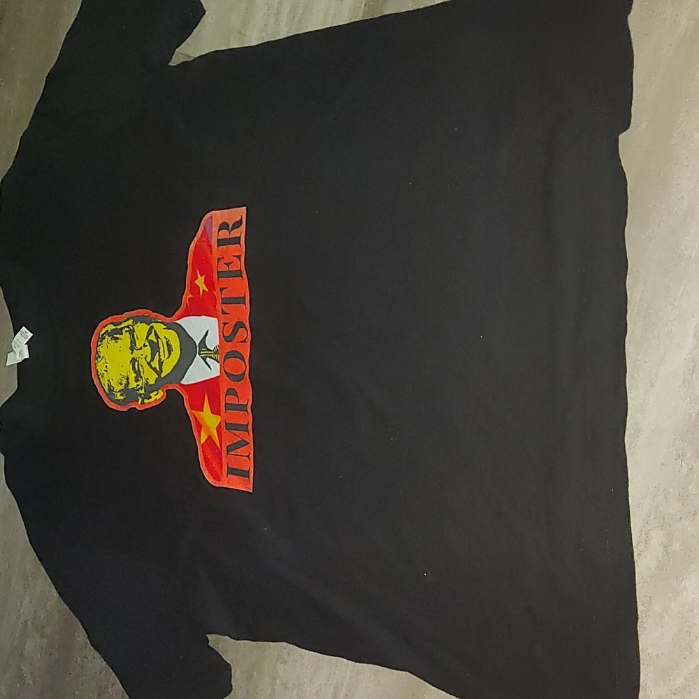 Anti-Biden Graphic Tee – “Imposter” Shirt – Conservative Political Statement – B